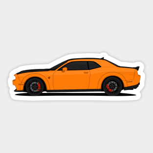 HELLCAT SIDE ORANGE Sticker